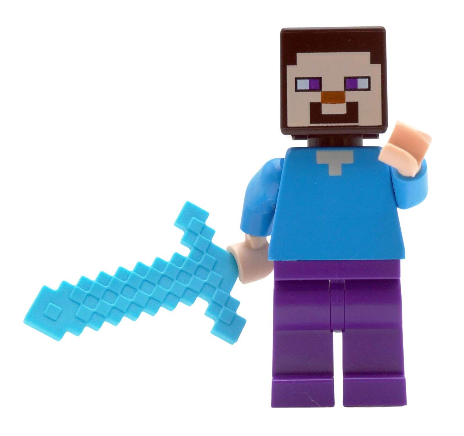 LEGO Minecraft: Steve Minifigure with Pickaxe and Spider