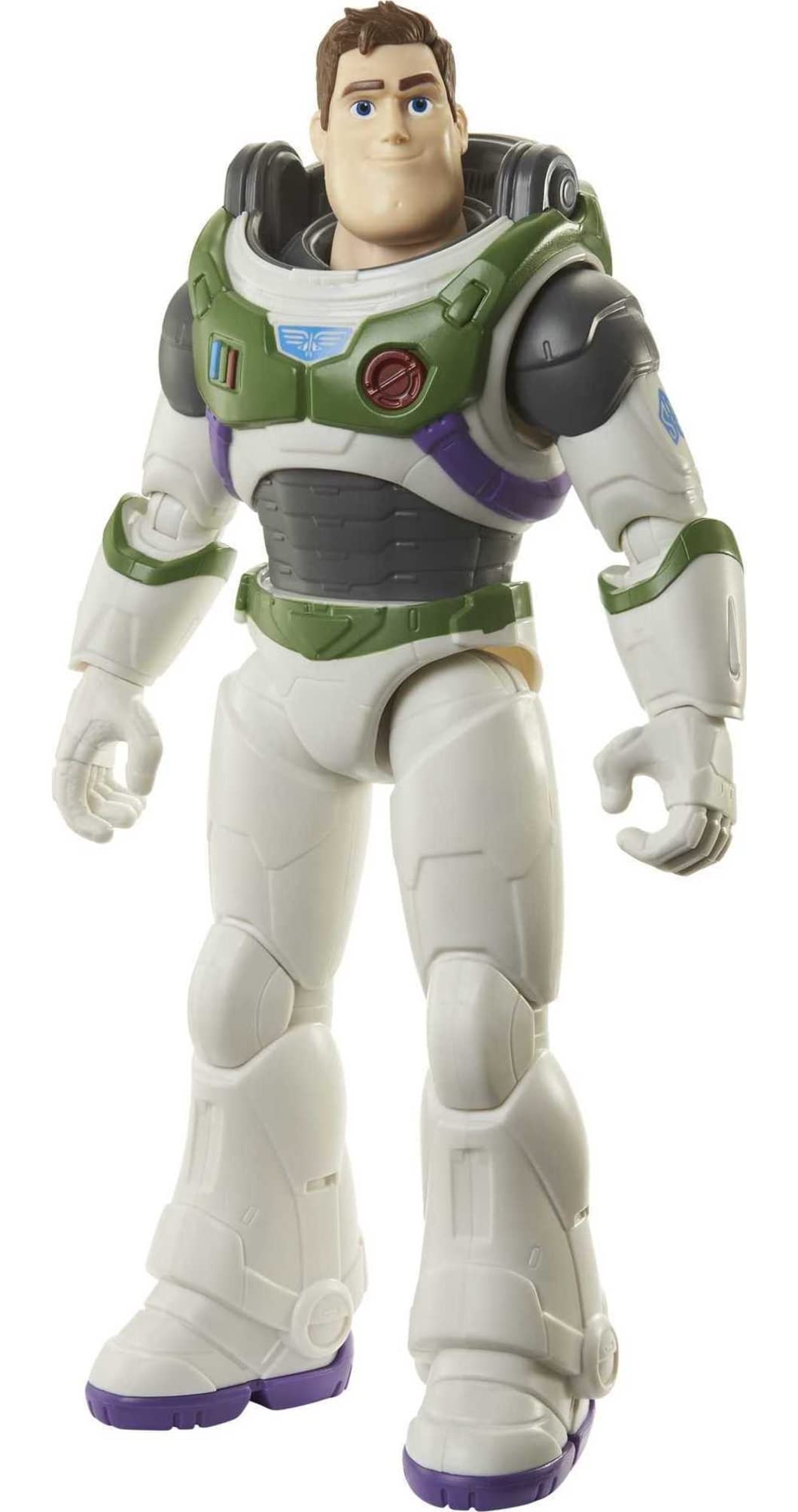 Mattel Disney and Pixar Lightyear Buzz Large-Scale Action Figure, Space Ranger Alpha with Accessories, 12 Moving Joints, 12 inch