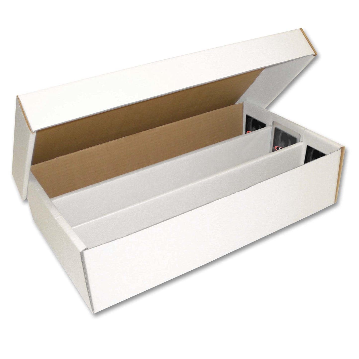 BCW Super Shoe Storage Box - 5 Pack | Cardboard Organizer for Trading, Gaming & Collectible Use | Holds 3,000 Standard or 600 3x4 Toploaders |