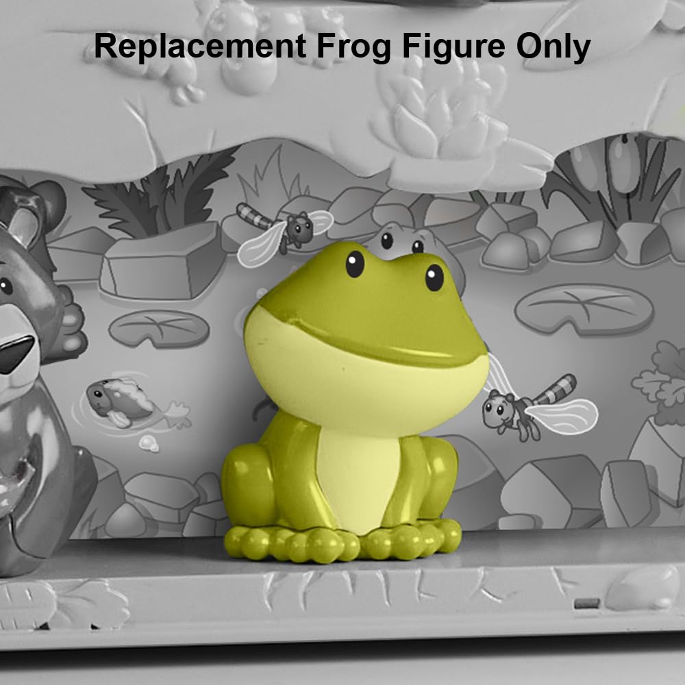 Little People Replacement Part for Fisher-Price Toddler Dollhouse Forest Playset HWB29 - Green Frog Figure