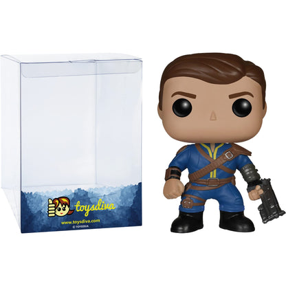 Funko Lone Wanderer [Male]: P o p ! Games Vinyl Figurine Bundle with 1 Compatible 'ToysDiva' Graphic Protector (047-05848 - B)
