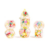 FanRoll 16mm Resin Poly DND Dice Set: Fruit Dice, Role Playing Game Dice for Dungeons and Dragons