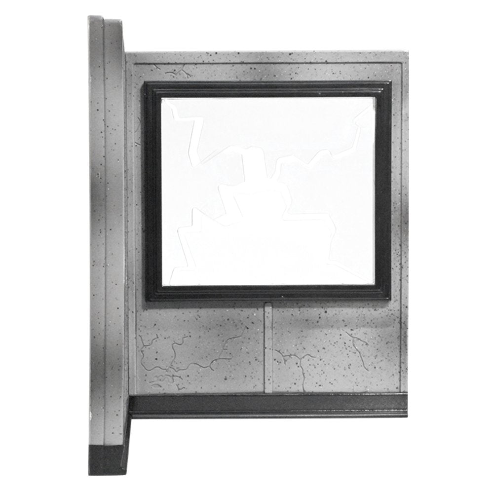 Breakable Window and Wall Playset for Wrestling Action Figures