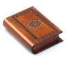 Book Style Wood Puzzle Box Polish Handmade Secret Trick Wooden Box Jewelry Box