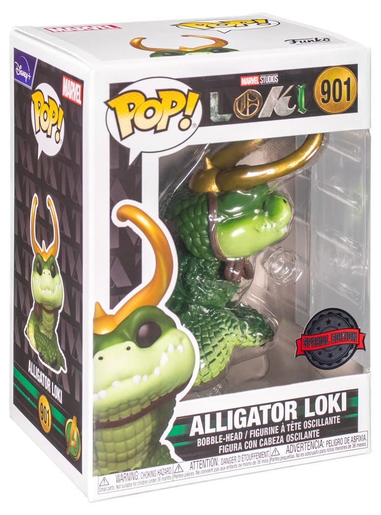 Funko Marvel Loki Pop! Alligator Loki Vinyl Bobble-Head Hot Topic Exclusive Multi None