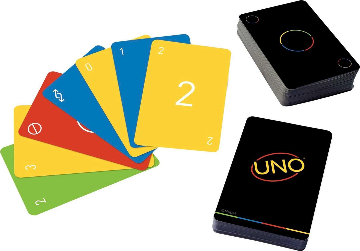 Mattel Games UNO Minimalista Card Game Featuring Designer Graphics by Warleson Oliviera, 108 Cards, Kid, Family & Adult Game Night, Unique Gift Design