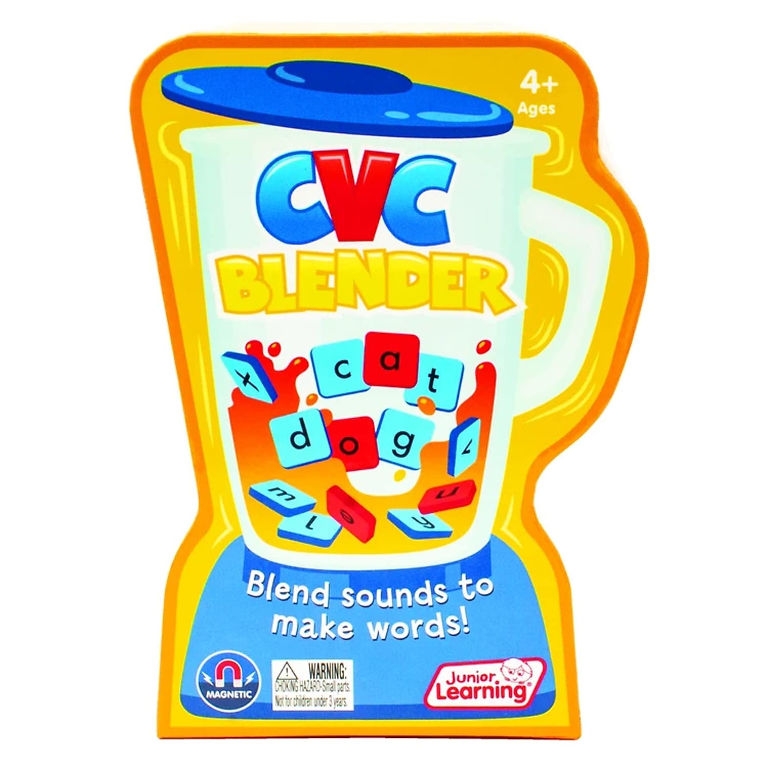 Junior Learning CVC Blender - Blend Sounds to Make Words, Multi