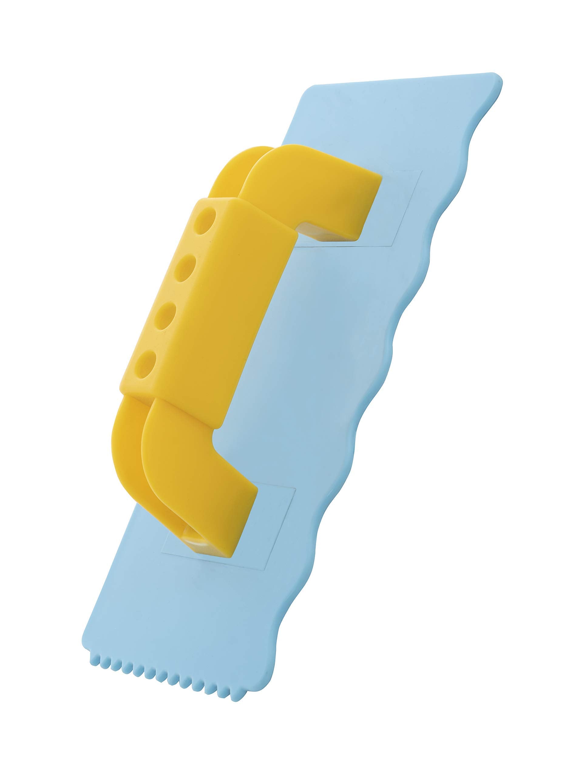 Superio Snow and Sand Fun Toy Trowel Rectangle Shape - Kids Snow Toy, Light Blue & Yellow Hand Trowel, Sturdy and Well Designed