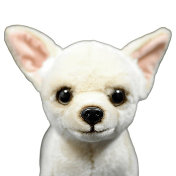 FRANKIEZHOU Realistic Chihuahua Plush, Puppy Dog Stuffed Animals for Kids, Girls Gifts, Hugging Pillow