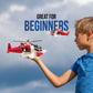 Toysery Bump and Go Helicopter Toys for Boys, Girls, Toddlers - Aircraft Toy Set with Lights & Realistic Sounds, Fun Toy Helicopter for Kids, Great