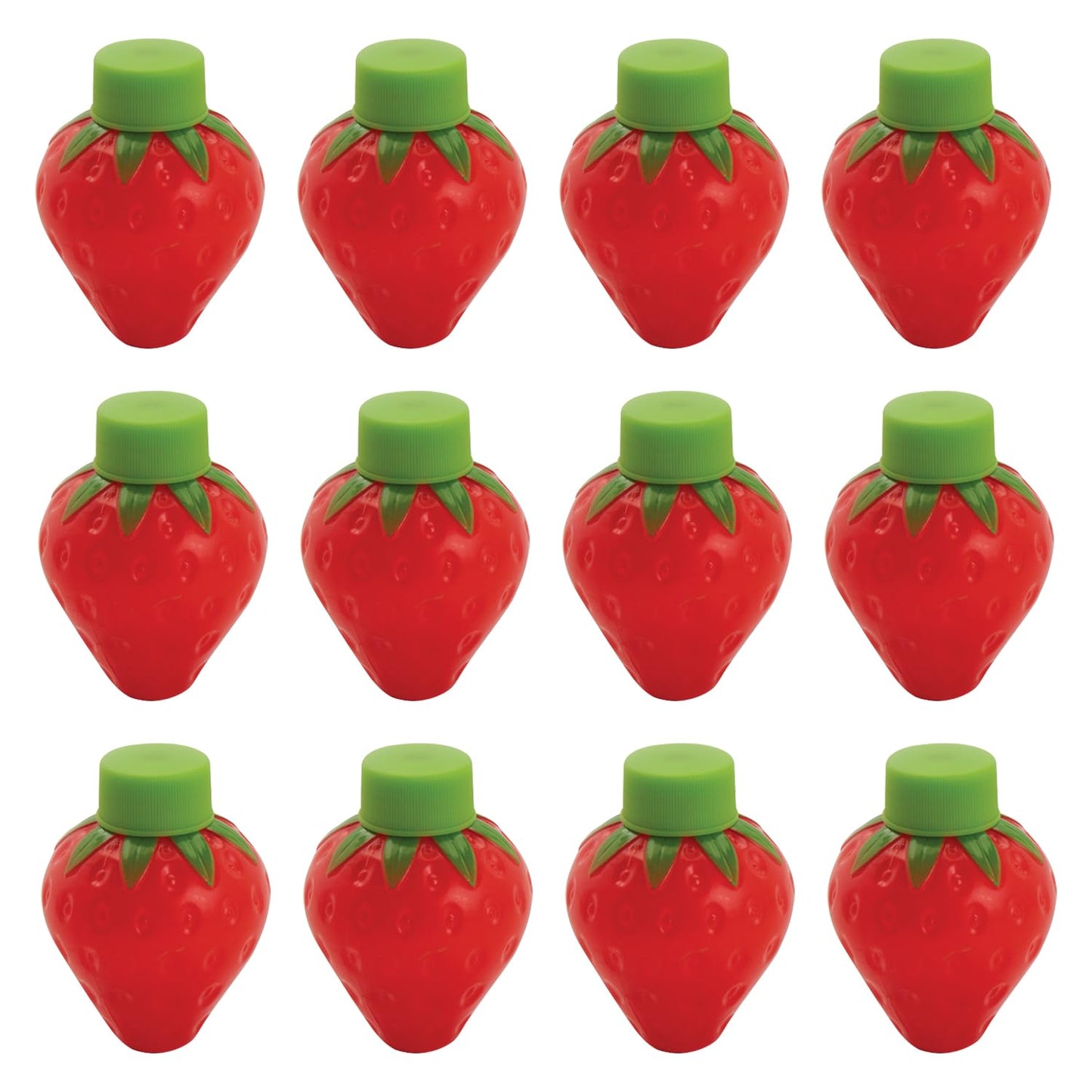 Fun Express Berry-Shaped Bubble Bottles 12 Pack