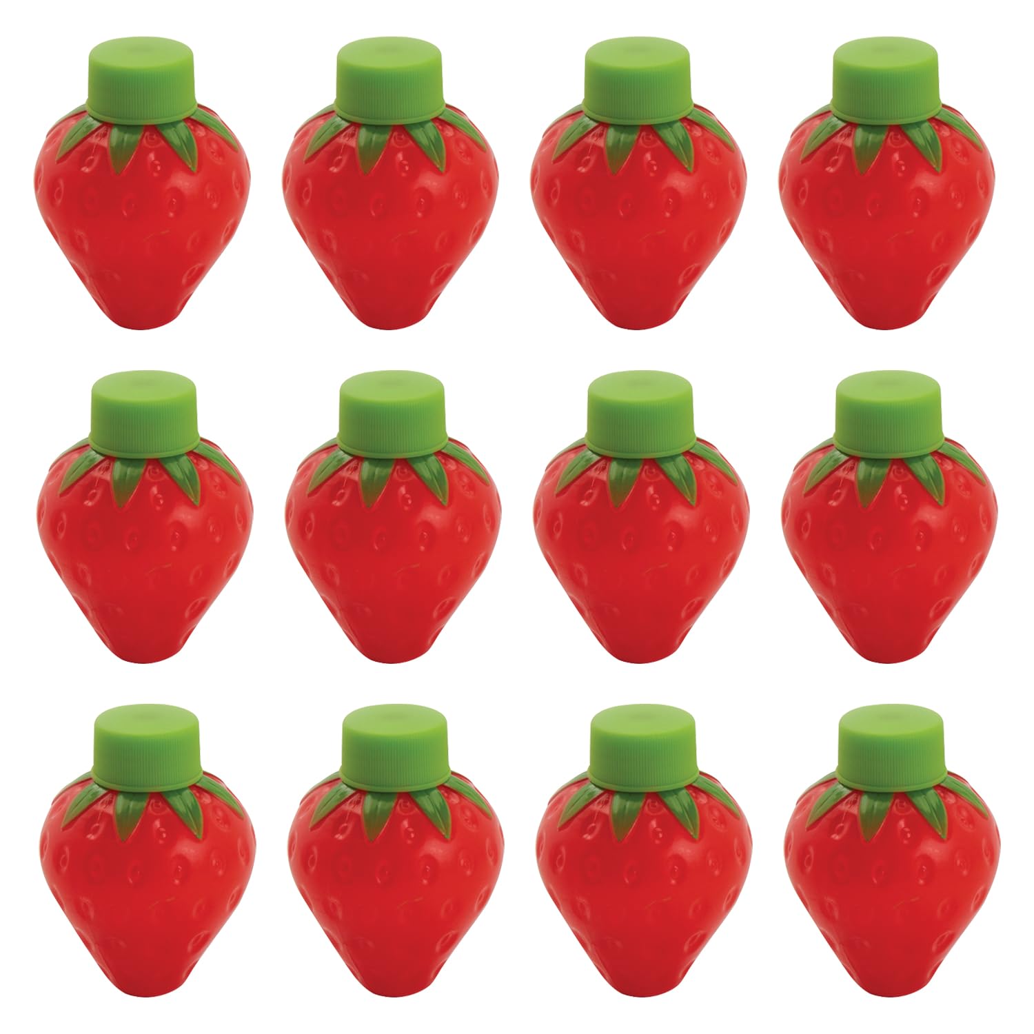 Fun Express Berry-Shaped Bubble Bottles 12 Pack
