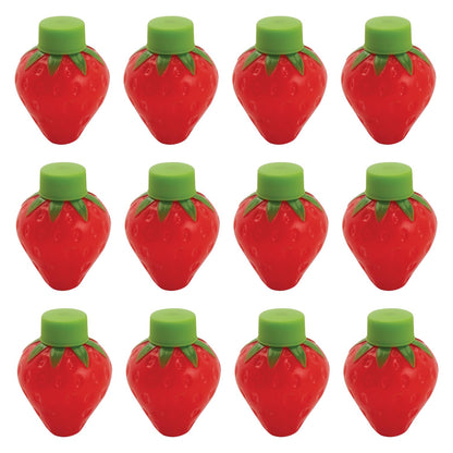 Fun Express Berry-Shaped Bubble Bottles 12 Pack