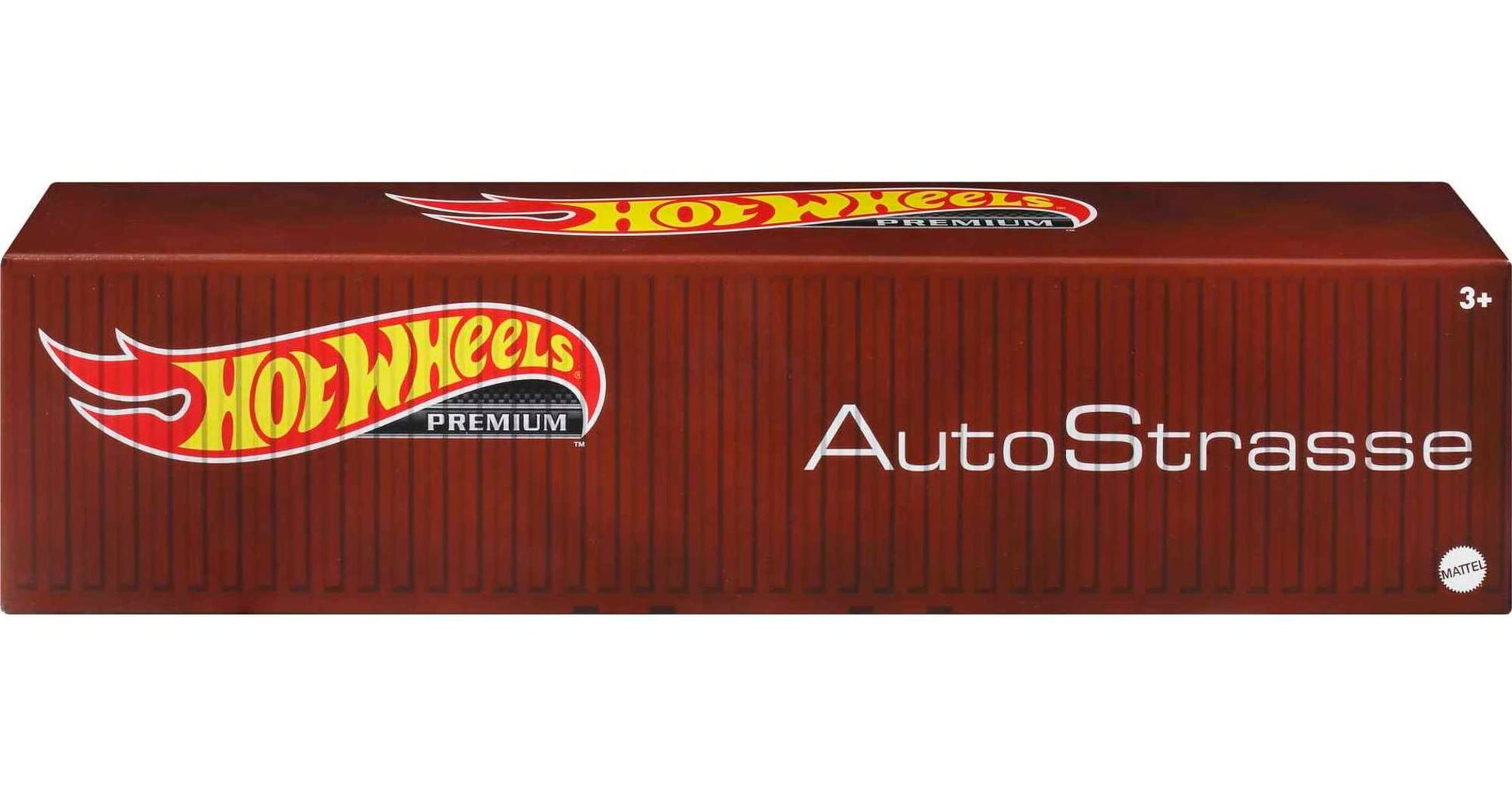 Hot Wheels Strasse, Autobahn, Autostrasse Container Set, 5 1:64 Scale Cars in Collectible Container, Metal/Metal & RealRiders, for Collectors
