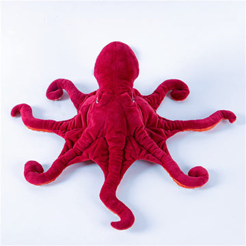 TAMMYFLYFLY Cute Octopus Plush Toy - Super Lovely Red Soft Real Life Octopus Giant Realistic Stuffed Animal Toys, Deep Sea Creeping Animal Octopuses
