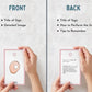 American Sign Language Flash Cards - 56 ASL Flash Cards for Kids, Babies, Toddlers. Sign Language for Kids Includes Alphabet, Numbers, Days, & Months