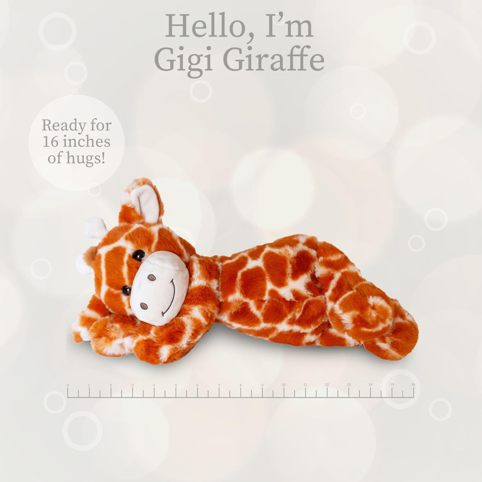 World's Softest Plush Stuffed Animal for Baby, Toddler, Kids, Adults - Adorable Toy Made from Kid-Friendly, Quality Materials - Lushee Giraffe 16"