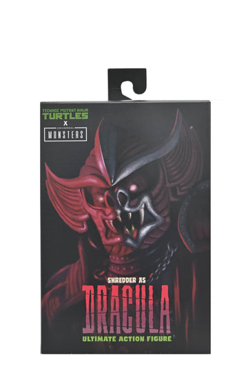NECA Universal Monsters x Teenage Mutant Ninja Turtles 7" Scale Shredder as Dracula Crimson Figure