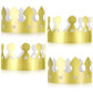 JOVITEC 24 Pcs Gold Paper Crowns Golden King Crown Foil Gold Hat for Birthday Celebration Baby Shower Photo Props