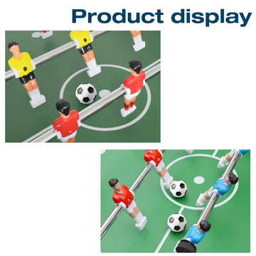 Foosball Balls, Durable Mini Black and White Table Soccer Balls Replacement 6 Pack for Home Office Family Party Recreation
