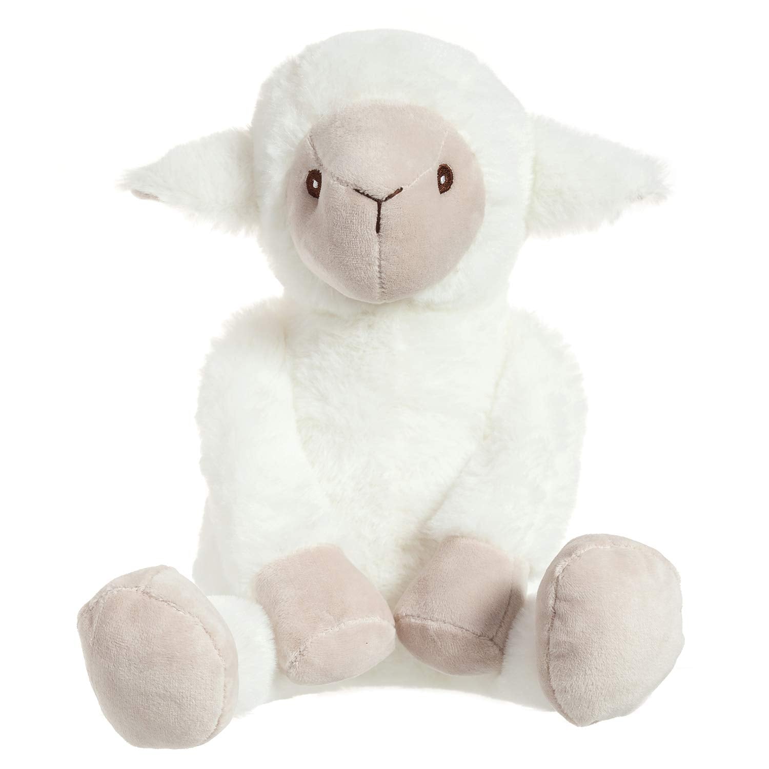 Apricot Lamb Toys Plush Lamb Soft Stuffed Sheep Soft Stuffed Baby 10''