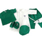 Green Doctor Scrubs Outfit for 18-Inch Dolls | Premium Quality & Trendy Design | Dolls Clothes