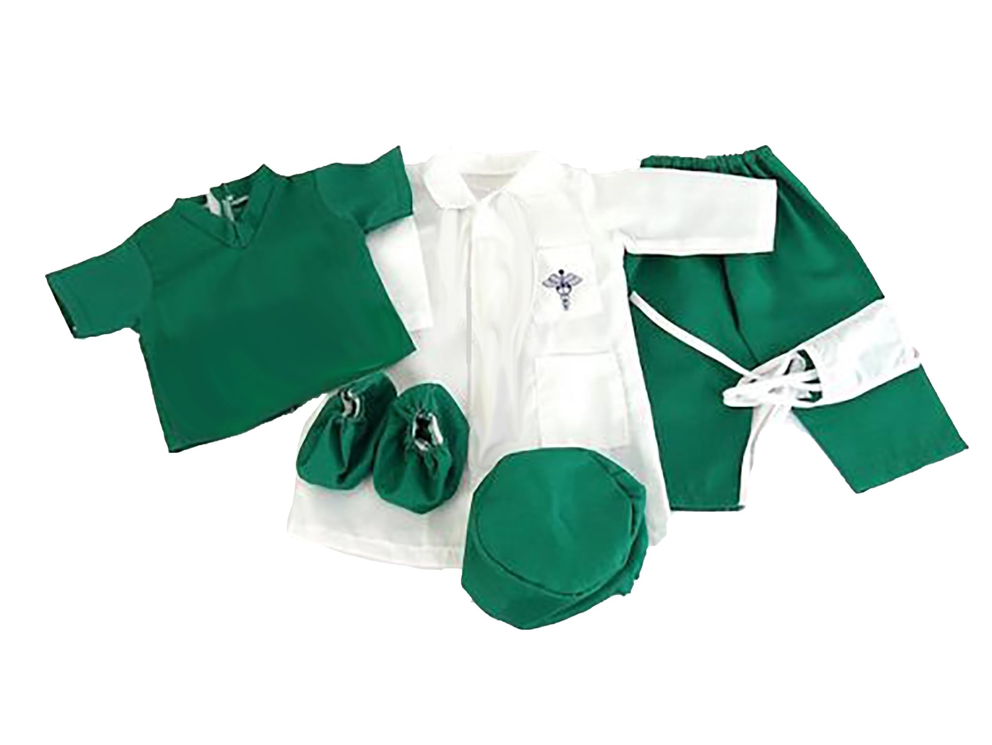Green Doctor Scrubs Outfit for 18-Inch Dolls | Premium Quality & Trendy Design | Dolls Clothes