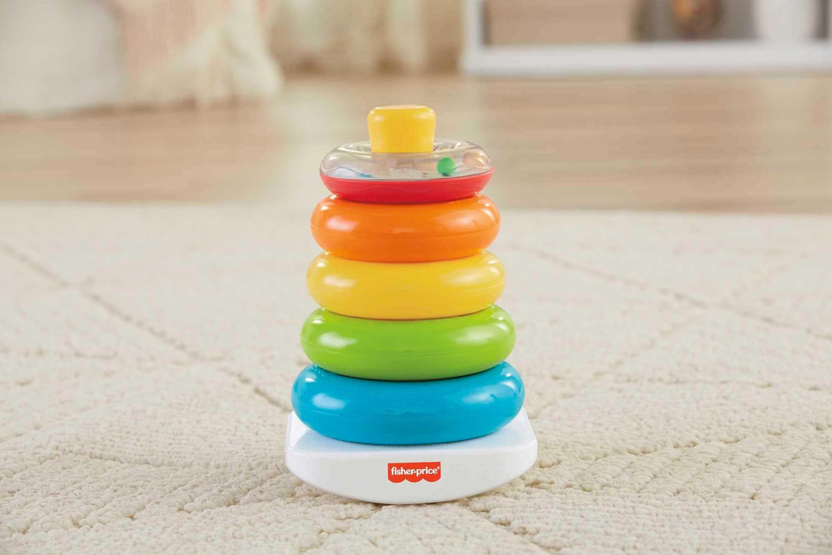 Fisher-Price Rock-a-Stack Baby Ring Stacking Toy
