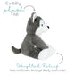 Hayes Husky - Microwavable & Weighted Plush Stuffed Animal - Heated Plushie for Warmth - Cute, Soft, Cozy Toy for Adults & Children (Boys, Girls