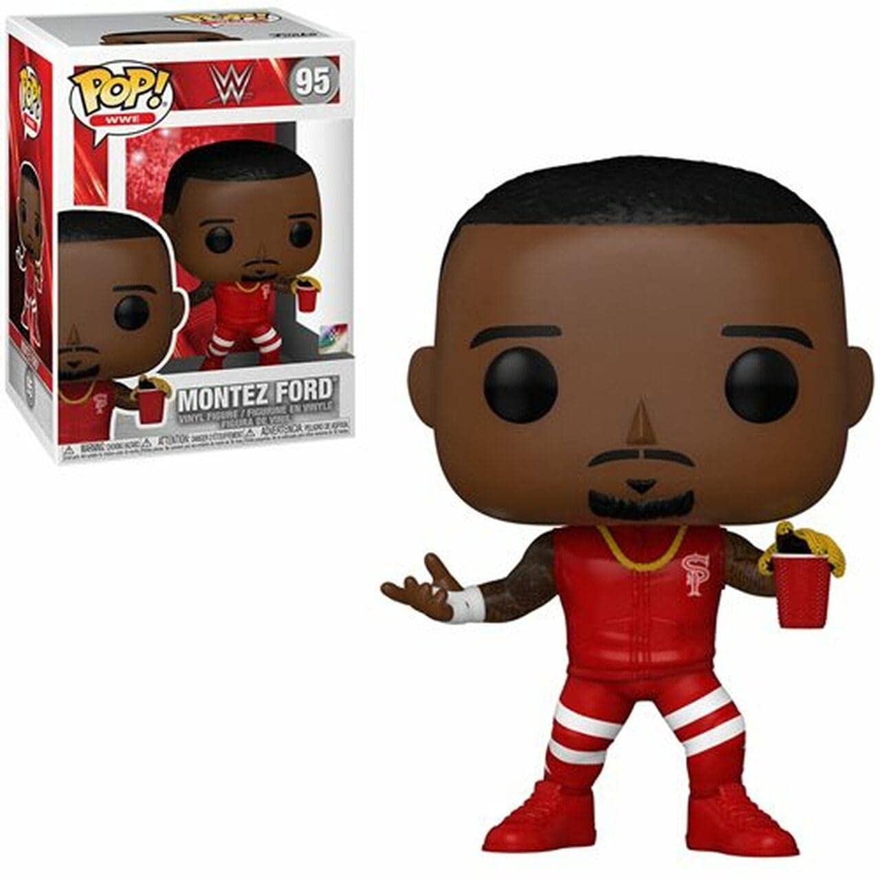 Funko POP Pop! WWE: Street Profits - Montez Ford, Multicolor