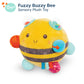 B. toys Fuzzy Buzzy Bee Sensory Plush Baby Toy, Interactive Bee, Softtoys