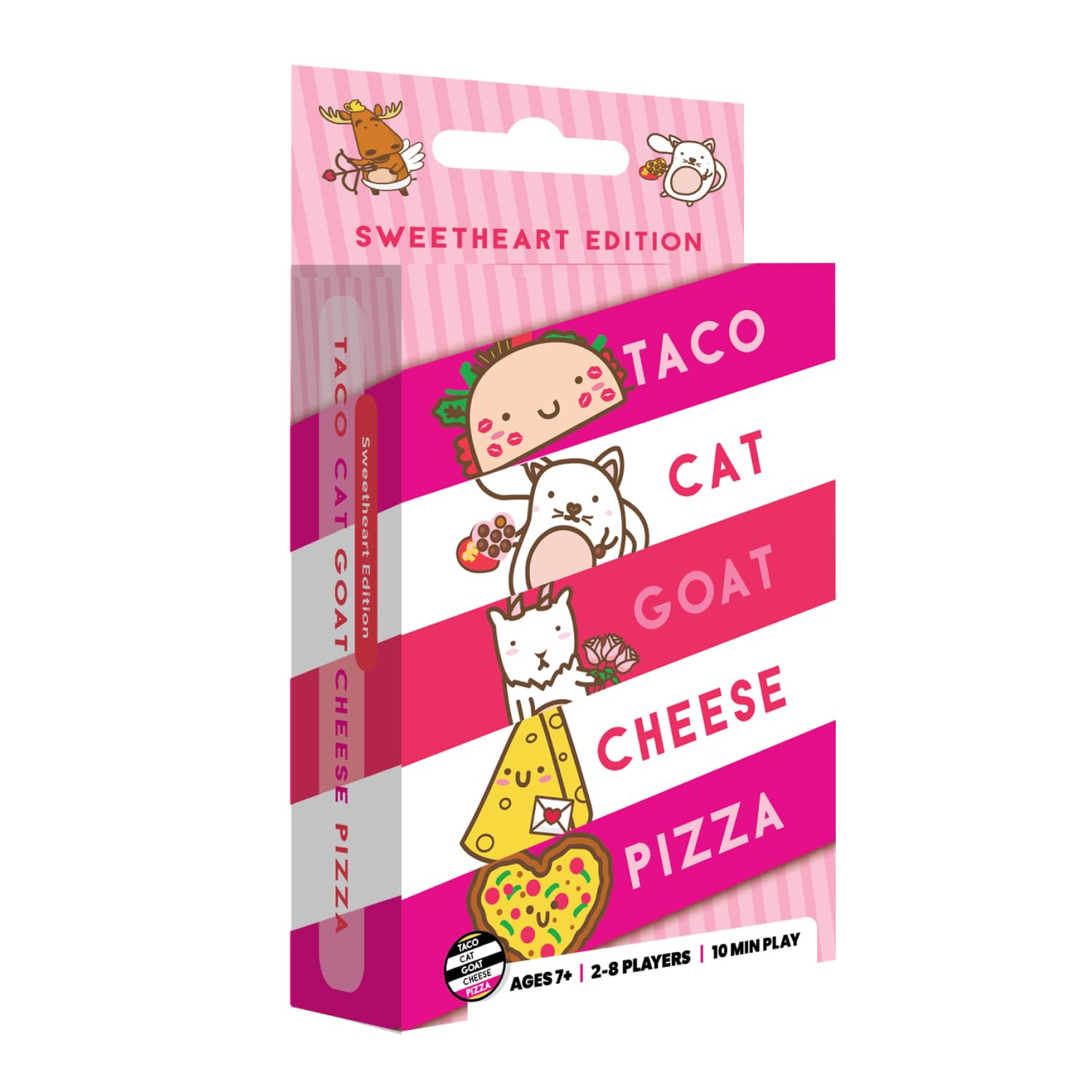 Taco Cat Goat Cheese Pizza Sweetheart Edition Card Game for Family Game Night | Candy-Free Valentine's Gifting | Easy to Play 15 Minute Rounds | Fun