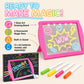 Marvin's Magic Glow Art LED Drawing Board - Pink Kids Doodle Board Age 5+