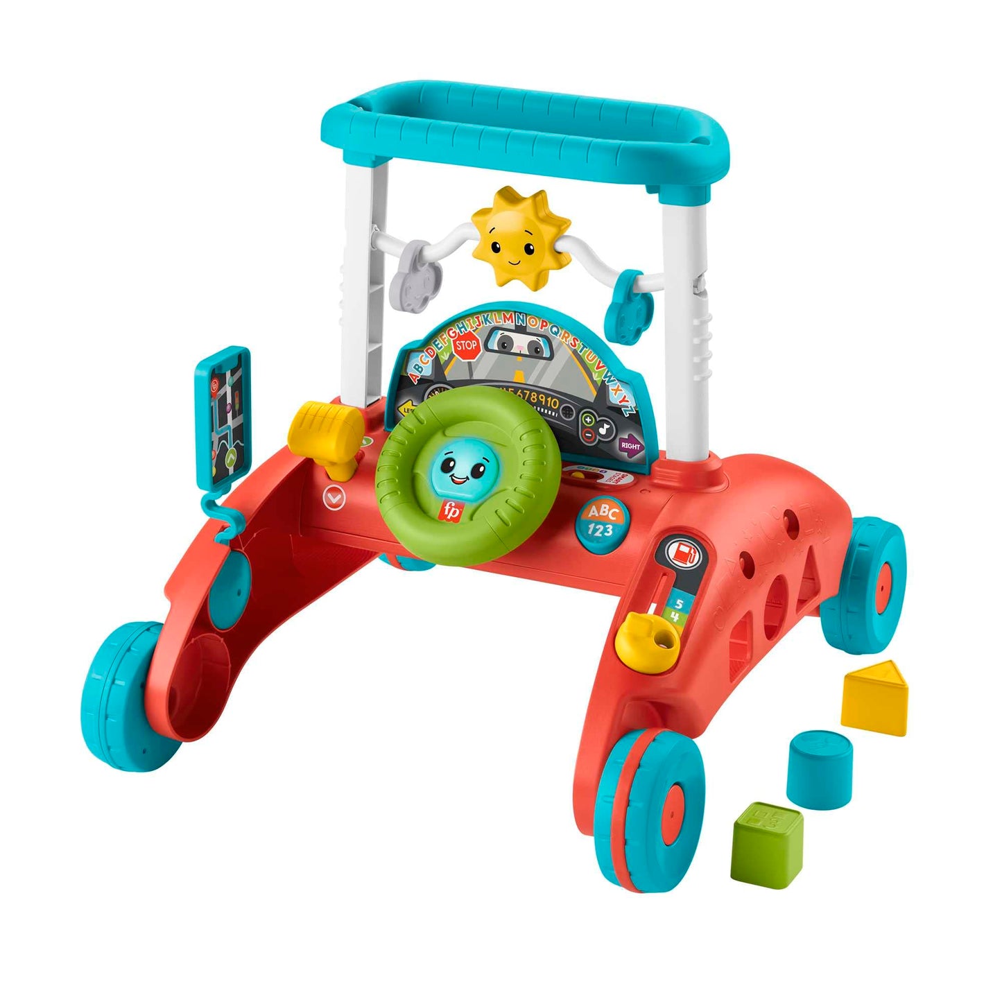 Fisher-Price 2 Sided Steady Panda Walker, Version: Dutch; English, UK; French; German; Italian; Spanish, Castilian, HJY73