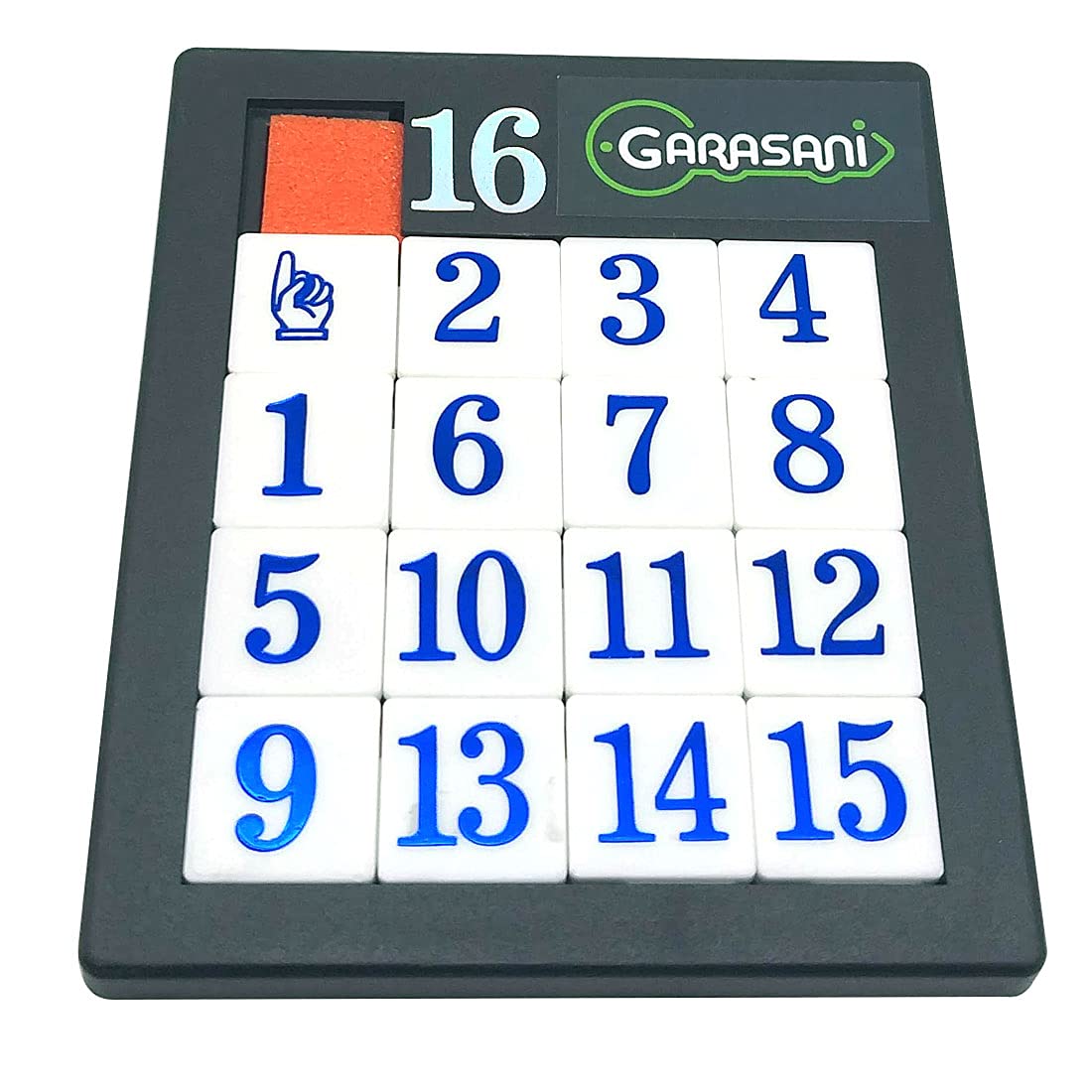 Number Slide Puzzle Brain Teaser IQ Game - Pack of 1 (15 Number 1Pcs)