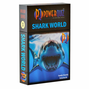 POWERQUIZ Shark World Biology Trivia Game for Kids & Adults