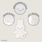 Kids Preferred Miffy Baby 10 in Plush - Embroidered Details, Miffy Logo on Paw, Super Soft Cozy Plush, for Ages 0 Months and up, Beans in Bottom