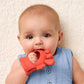 Itzy Ritzy Bitzy Grip Hand Teether - Silicone Teether for Babies - Developmental Teething Toy with Easy-to-Hold Hand Grip, Designed for Babies 3
