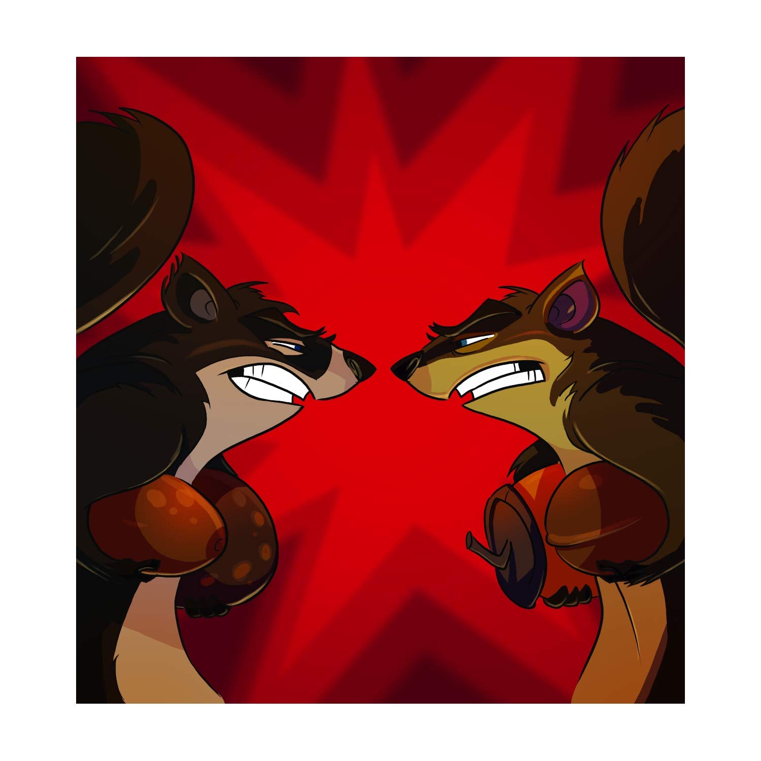 Sandstorm Nuts- A Nut Grabbing Card Game Against Squirrels for 2-6 Players, Ages 13+
