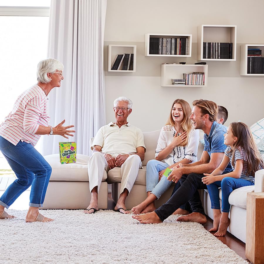 Party Charades Game - Contains 550 charades - Great Family Game for 2 or More Players Ages 10 and up by Outset Media