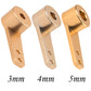 Vgoohobby 4PCS Aluminum RC Airplane Steering Servo Arm Horn Rocker Arms for RC Quadcopter Fixed Wing Parts (3mm)