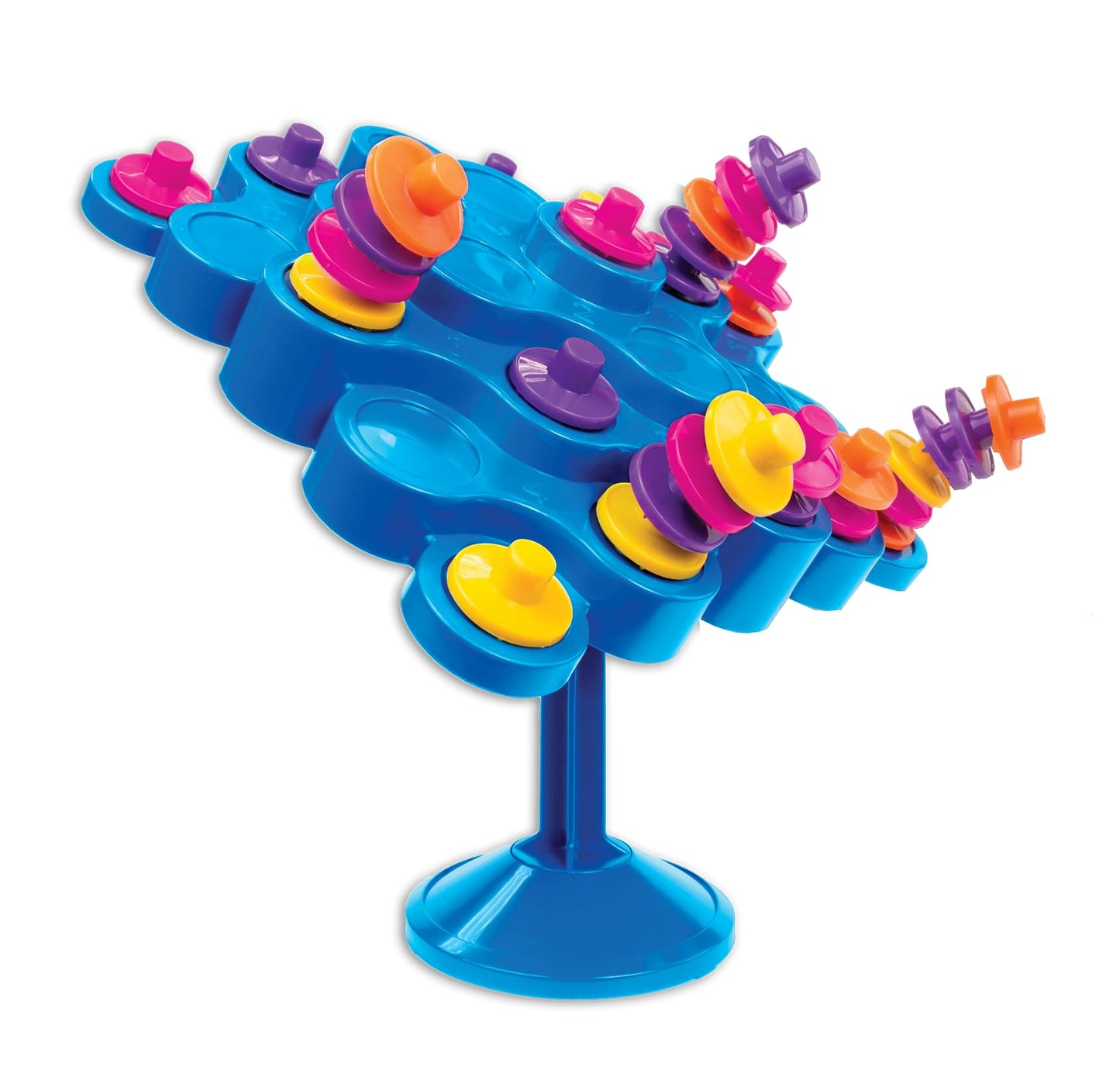 Pressman Original Topple Board Game | Classic & Fun Balancing Game for Kids & Family | Promotes STEM Skills | Great Gift Idea | 2-4 Players, Ages 6+