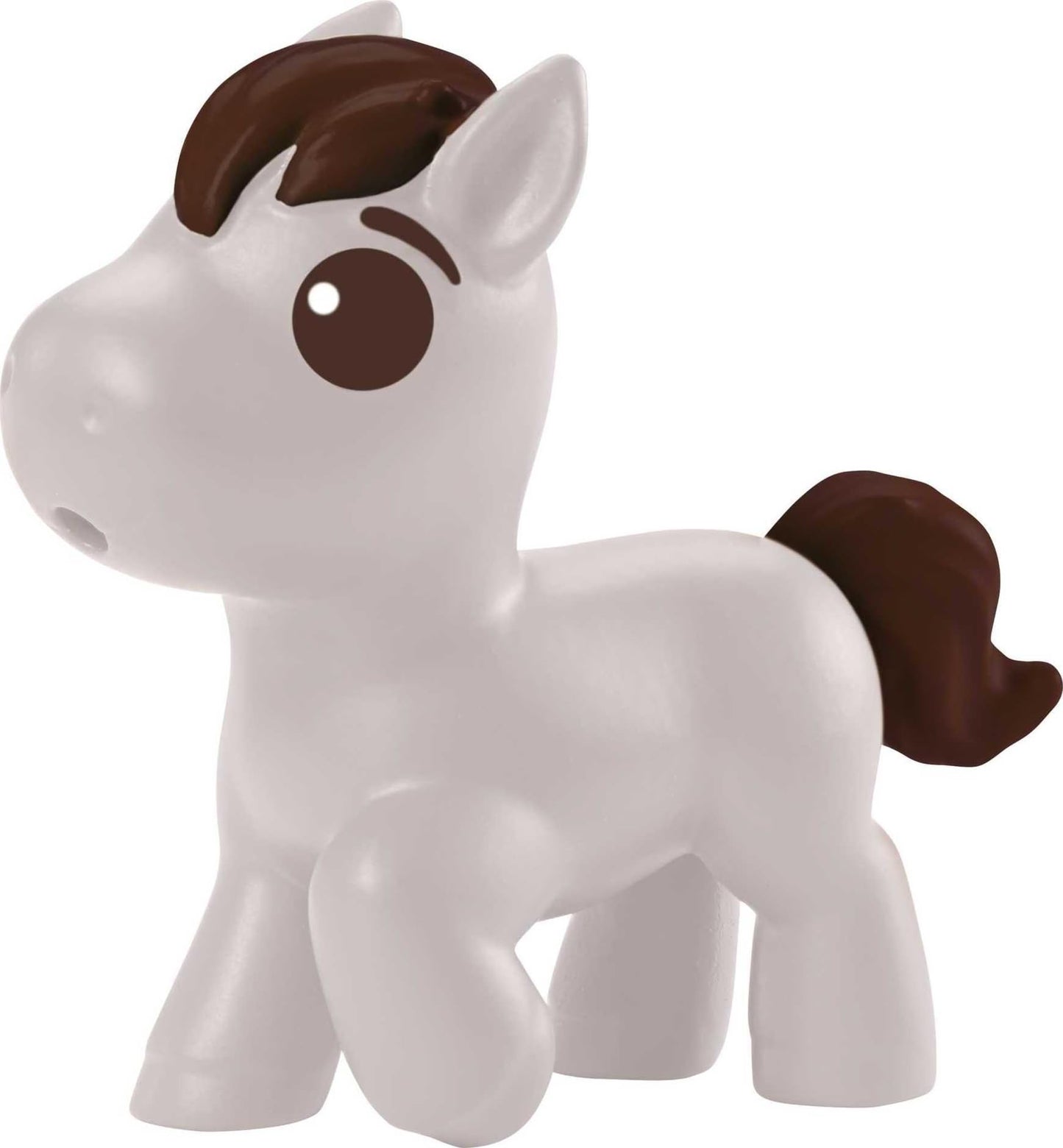 Mattel Spirit Untamed Young Lucky Doll (Approx. 4-in) with 5 Movable Joints & Story Accessories Incuding Rocking Horse & Small Horse