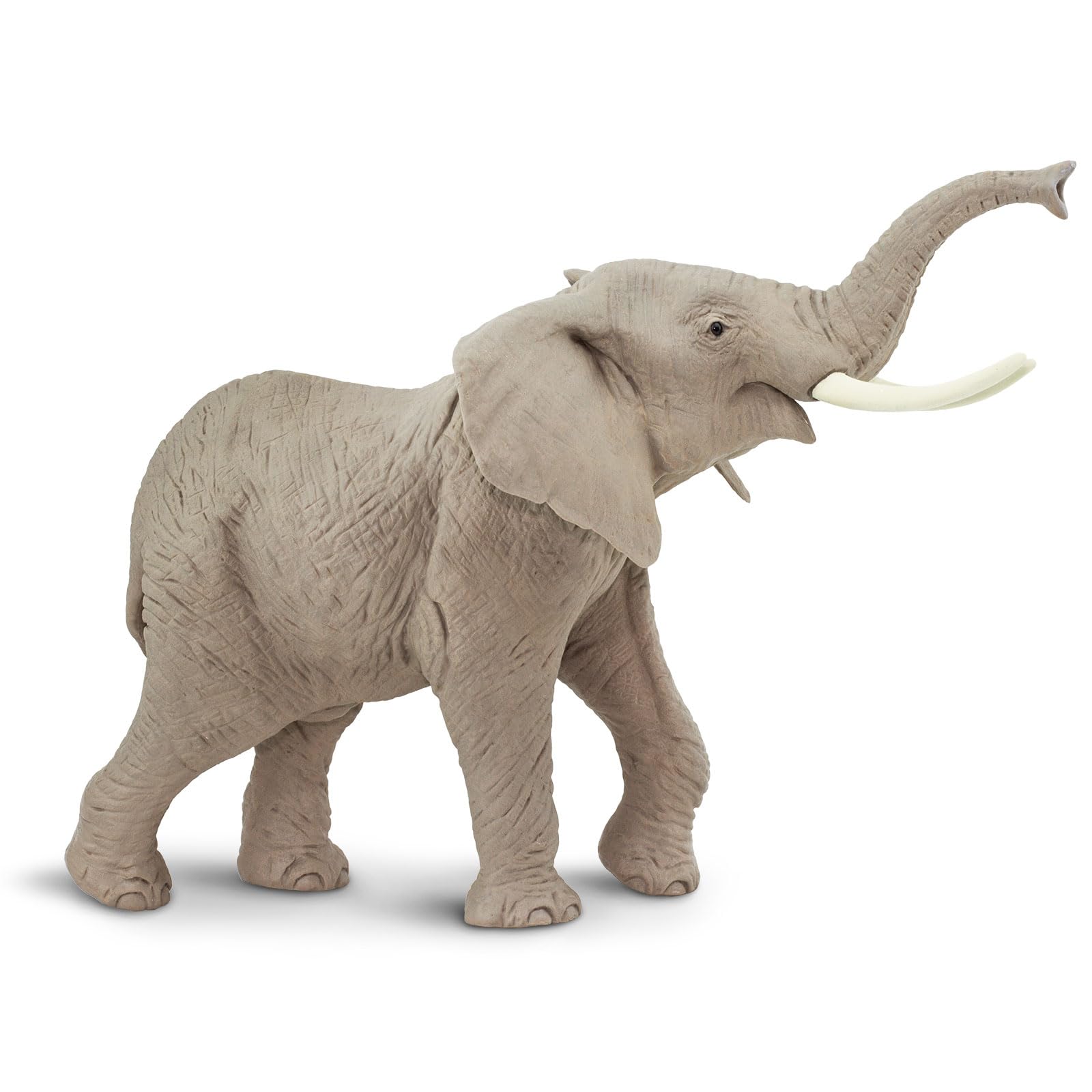 Safari Ltd. African Elephant Figurine - Detailed 8.4" Plastic Model Figure - Fun Educational Toy for Boys, Girls & Kids Ages 3+