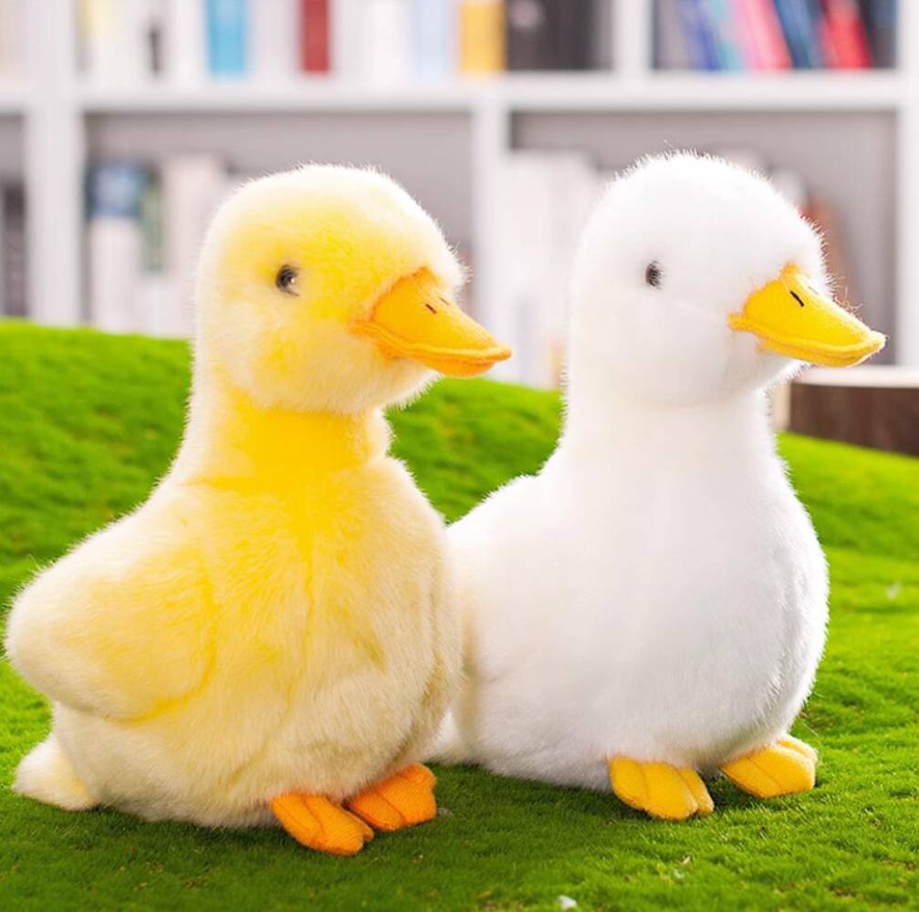 8 Inch Small Yellow Duck Plush Toys Duck Stuffed Toys (Yellow)