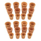 Harilla 24 Pieces 1/12 Dollhouse Miniature Ceramic Flower Pots Flower Pots for