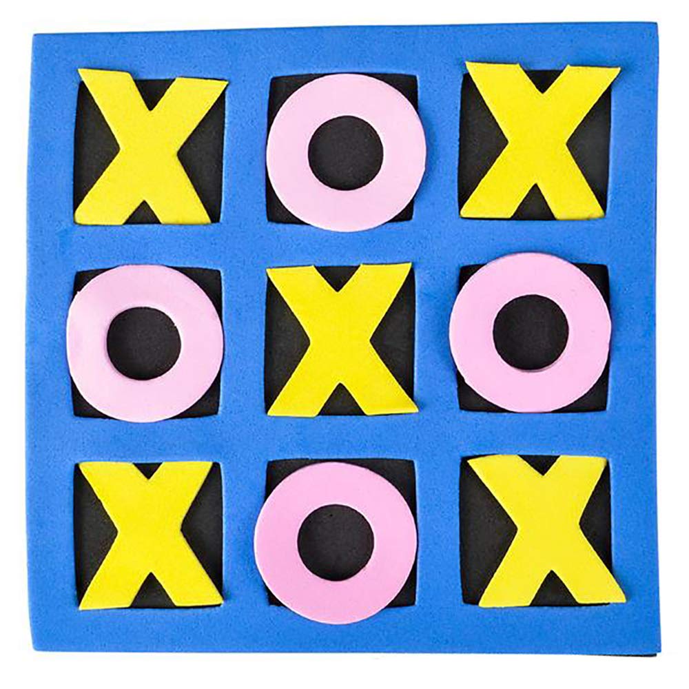 The Dreidel Company Foam Tic-Tac-Toe Game, Great for Bag Fillers, Party Events, Birthdays, Classroom Prizes, and Much More - Foam (24-Pack)