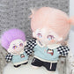 niannyyhouse 10cm 20cm Plush Doll Clothes Jacket Pants Penguin Tracksuit Suit Dolls Accessories Dress Up (Blue, 10cm)