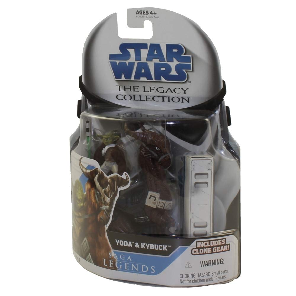 Star Wars Legacy Collection Yoda & Kybuck Action Figure
