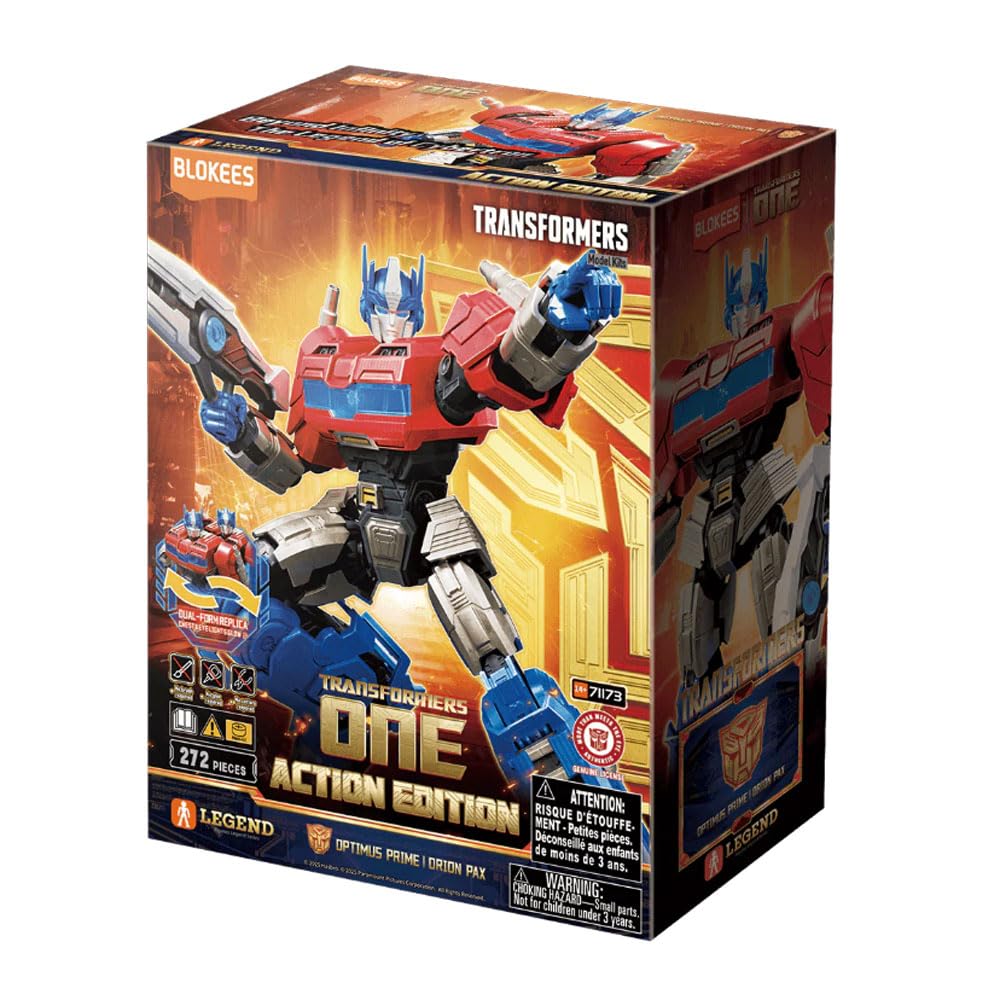 Blokees Transformers One Optimus Prime Action Edition Model Kit